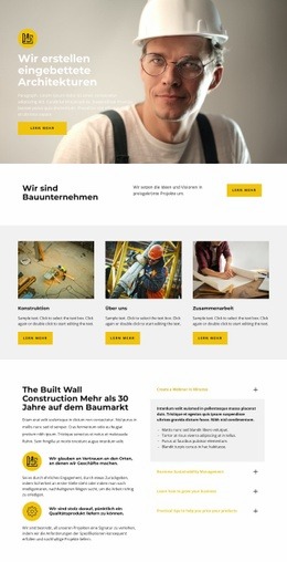 Fantastisches Website-Design Für Lassen Sie Uns Schlüsselfertig Bauen