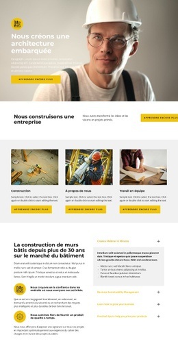 Superbe Conception De Site Web Pour Construisons Clé En Main