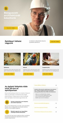 Építsünk Kulcsrakész - HTML Oldalsablon