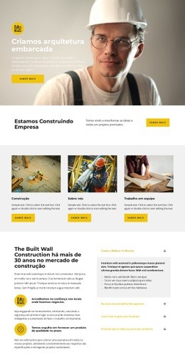 Design De Site Incrível Para Vamos Construir Uma Chave Na Mão