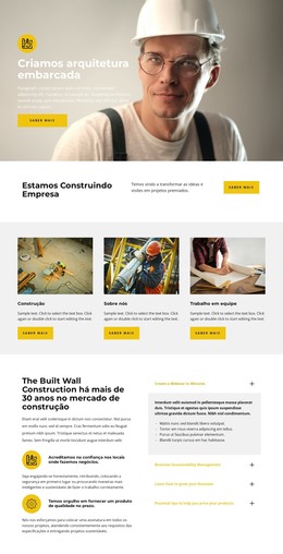 Vamos construir uma chave na mão - Modelo HTML por Nicepage