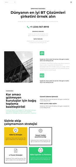 BT Geliştirme Ve Tasarım Şirketi Ücretsiz CSS Web Sitesi Şablonu