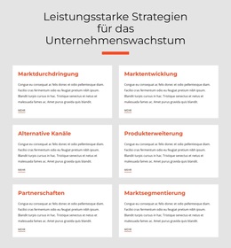 Leistungsstarke Geschäftsstrategien