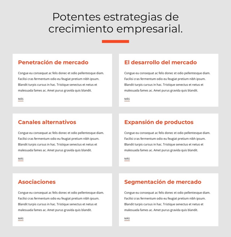 Poderosas estrategias comerciales Tema de WordPress