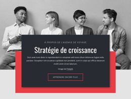 Stratégies De Croissance En Entreprise - Modèle De Page HTML