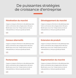 Stratégies Commerciales Puissantes - Modèle Joomla Simple