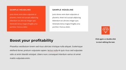 Boost Your Profitability - HTML5 Template
