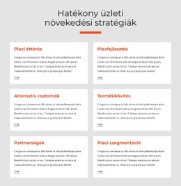 Hatékony Üzleti Stratégiák