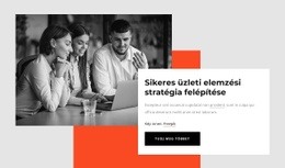 Sikeres Üzleti Elemzési Stratégia – Reszponzív WordPress Téma