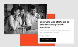 Strategia Di Business Analytics Di Successo Modello