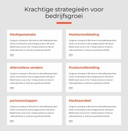 Krachtige Bedrijfsstrategieën - Inspiratie Voor Landingspagina'S