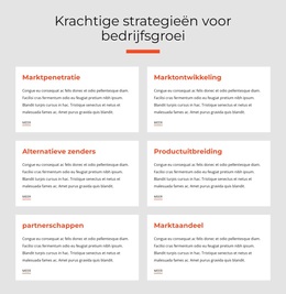 Krachtige Bedrijfsstrategieën