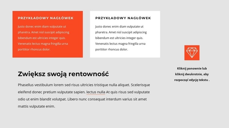 Zwiększ swoją rentowność Szablon HTML5