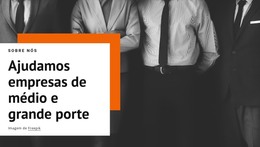 Destino HTML Para Ajudamos Empresas De Médio Porte