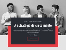 Estratégias De Crescimento Nos Negócios Modelo HTML