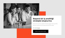 Başarılı Iş Analitiği Stratejisi Için Duyarlı HTML5