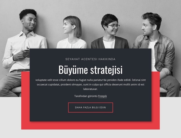 İş dünyasında büyüme stratejileri Html Web Sitesi Oluşturucu