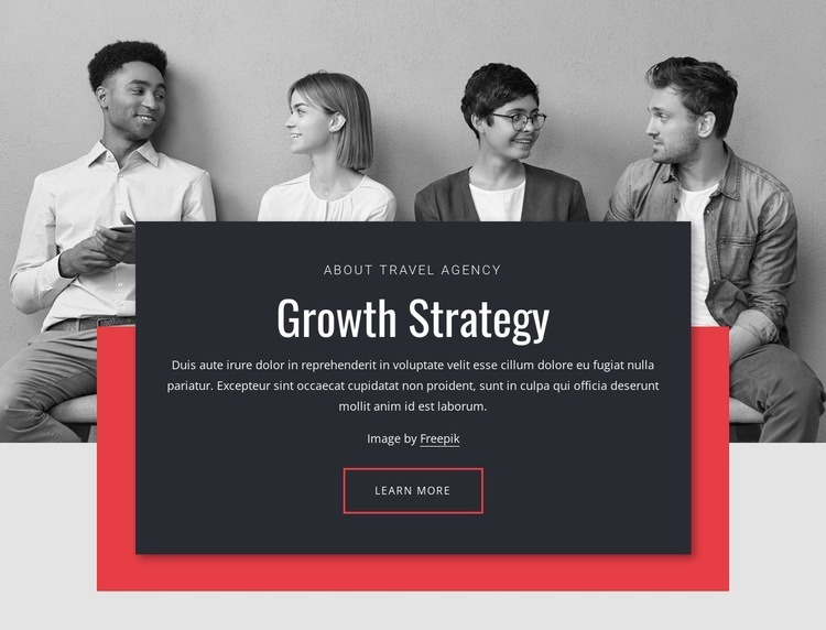 Growth strategies in business Webflow Template Alternative