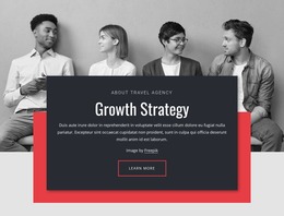 Growth Strategies In Business - Free Website Mockup