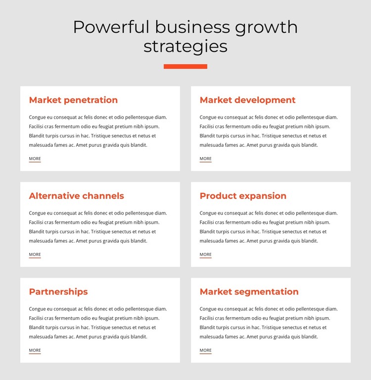 Powerful business strategies WordPress Theme