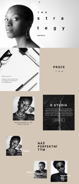 Strategie A Růst – Bezplatná HTML Šablona