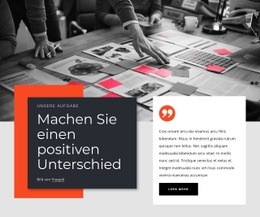 Machen Sie Einen Positiven Unterschied - Funktionales Design