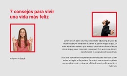 Creador De Sitios Web Exclusivo Para 7 Consejos Para Vivir Una Vida Más Feliz