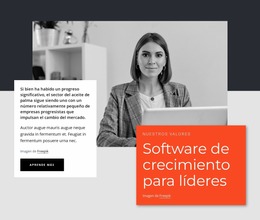 Líderes De Software De CrecimientoEditar - Plantilla Joomla Sencilla