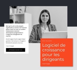 Leaders Des Logiciels De Croissance - Conception De Sites Web Professionnels