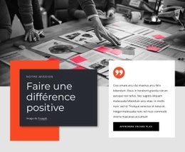 Faire Une Différence Positive - Conception Des Fonctionnalités