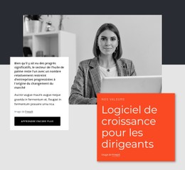 Démo De Modèle Pour Leaders Des Logiciels De Croissance