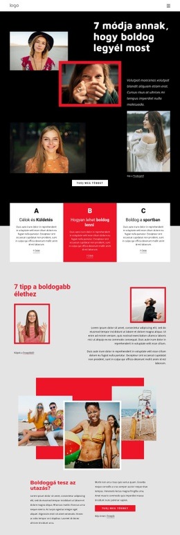 Hogyan Lehet Most Boldog – Prémium WordPress Téma