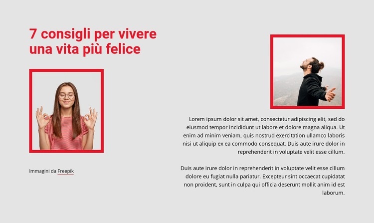 7 consigli per vivere una vita più felice Progettazione di siti web