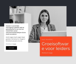 CSS-Sjabloon Voor Leiders In GroeisoftwareBewerken