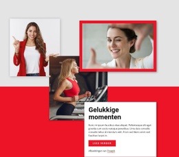 Gelukkigste Momenten In Het Leven - Gratis Websitesjabloon