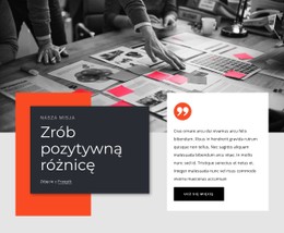 Zrób Pozytywną Różnicę Witryna Jednostronicowa