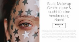 Bestes Make-Up - Drag & Drop-Website-Builder