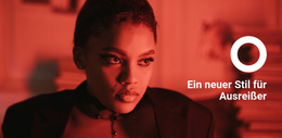 Neuer Modestil - Premium-Website-Vorlage Für Unternehmen