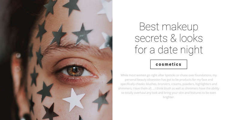 Best makeup Homepage Design