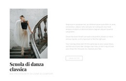 Scuola Di Danza E Balletto - Modello HTML5 Gratuito