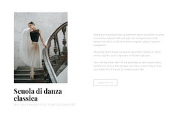 Scuola Di Danza E Balletto - Pagina Di Destinazione Semplice