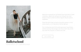 Gratis Ontwerpsjabloon Voor Ballet- En Dansschool