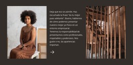 Foto De Belleza Con Texto Sitio Web De Una Sola Página