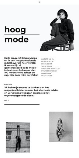 Model Visitekaartje Website Maken