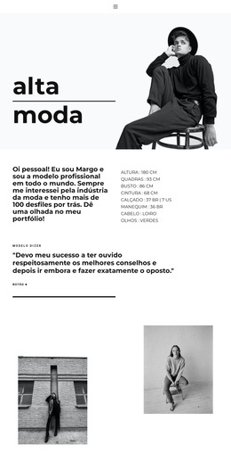 Cartão De Visita Modelo - Tema Do Site Pronto