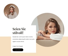 Sei Stilvoll – Fertiges Website-Design