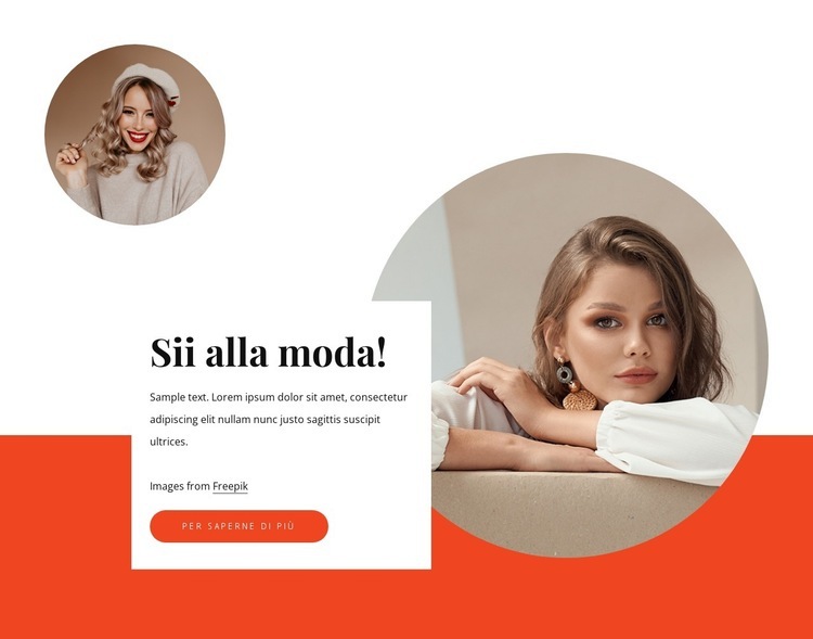 Sii elegante Modelli di Website Builder