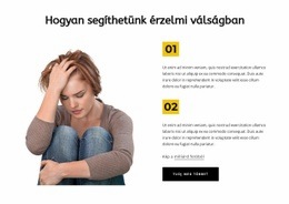 Érzelmi Válság – Modern Websablon