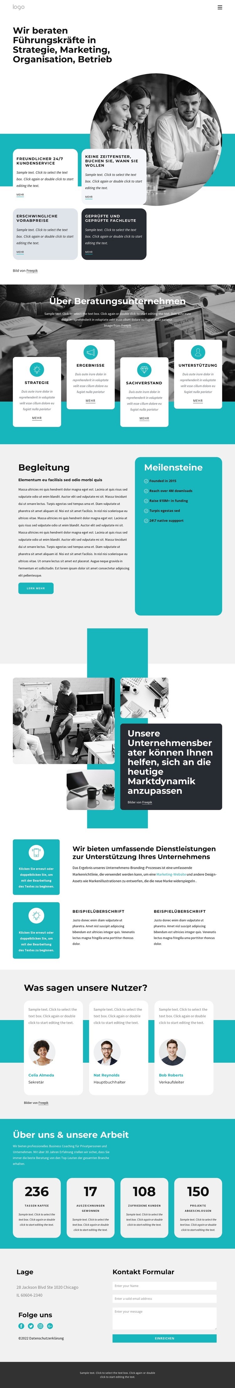 Wirksame Strategien für Ihr Unternehmen Landing Page