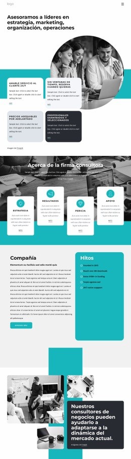 Estrategias Efectivas Para Tu Negocio - Design HTML Page Online